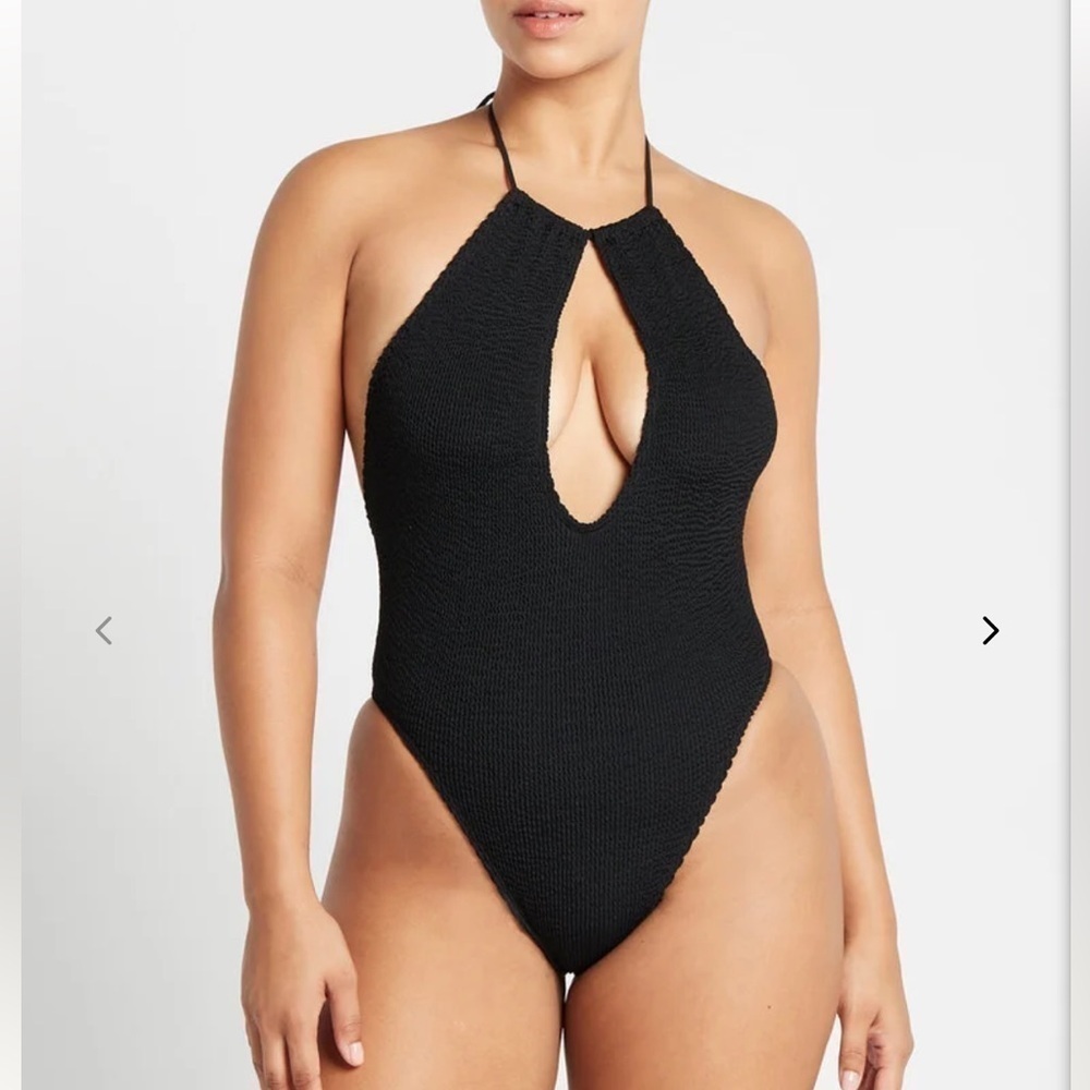 BOND-EYE bisou one piece eco SWIMSUIT BLACK
